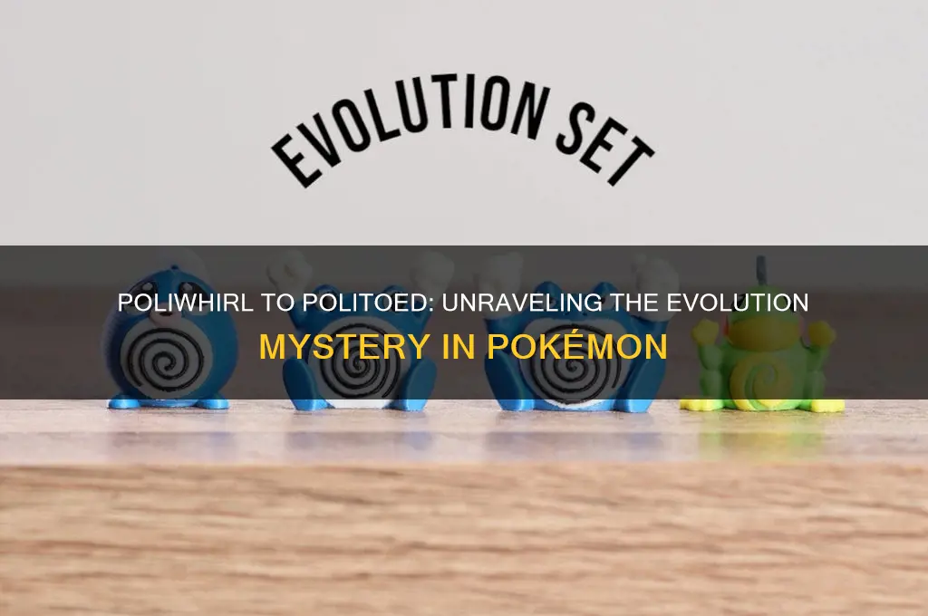 does poliwhirl evolve into politoed