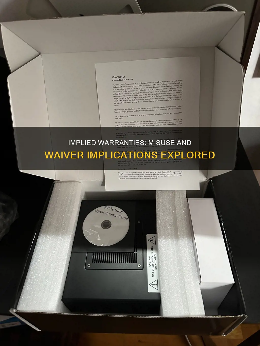 does possible misuse constitute a waiver of implied warranties