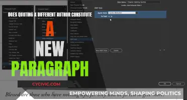 Quoting Authors: New Paragraphs or Not?