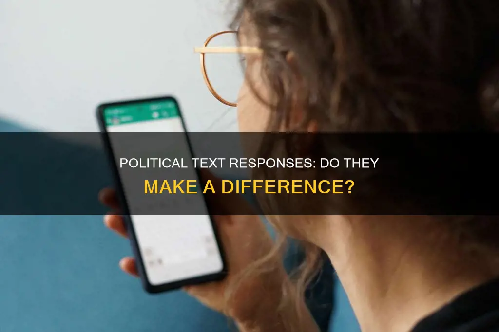 does replying stop to political texts work