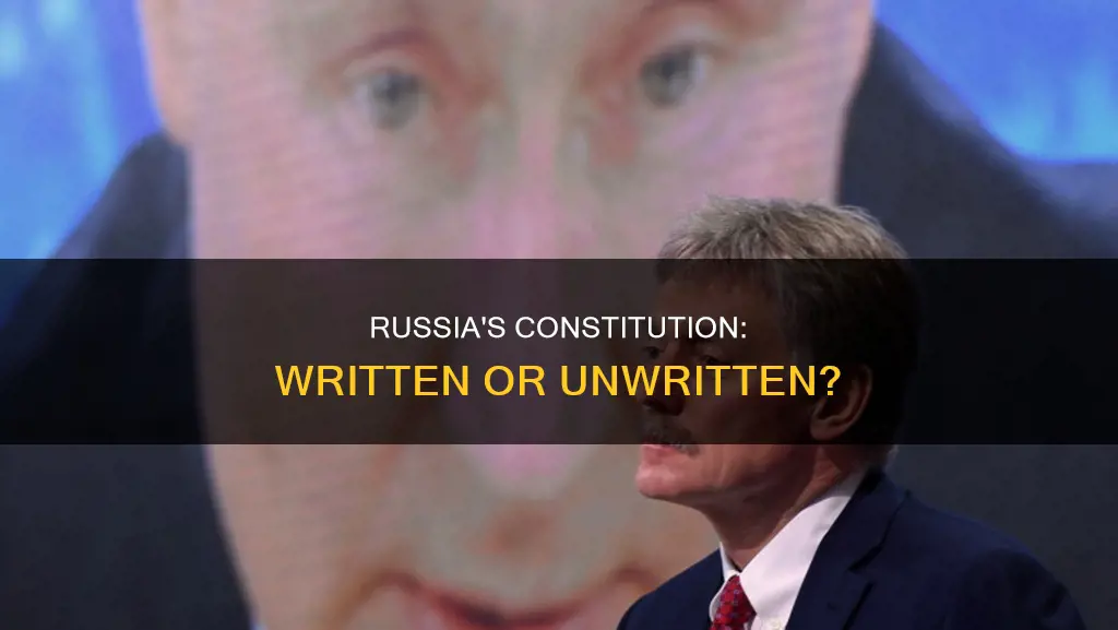 does russia have a written constitution
