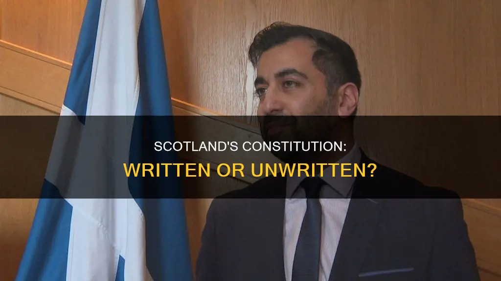 does scotland have a written constitution