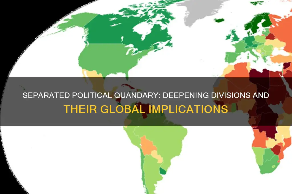 does separated political quandary deepens