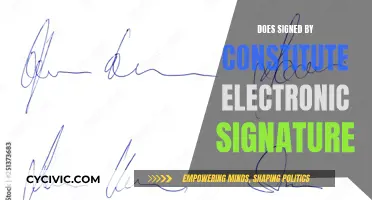 Is a 'Signed By' an E-Signature?