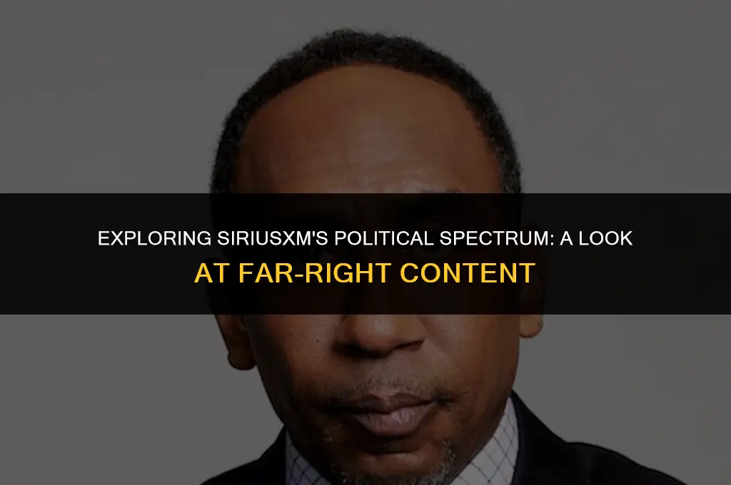 does siriusxm have far right political