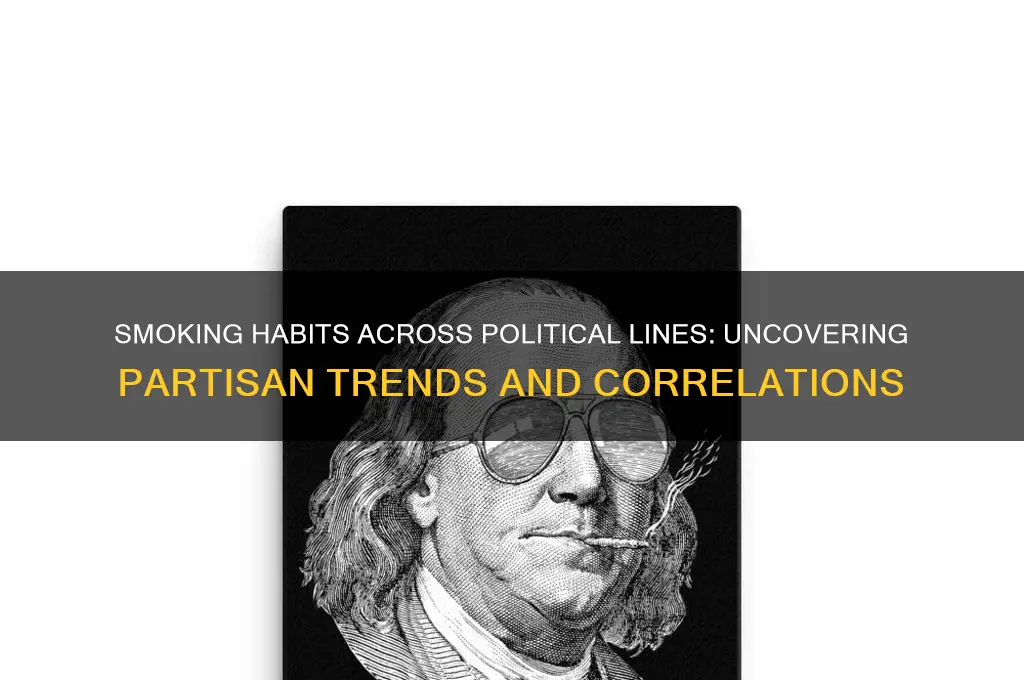 does smoking correlate with political parties