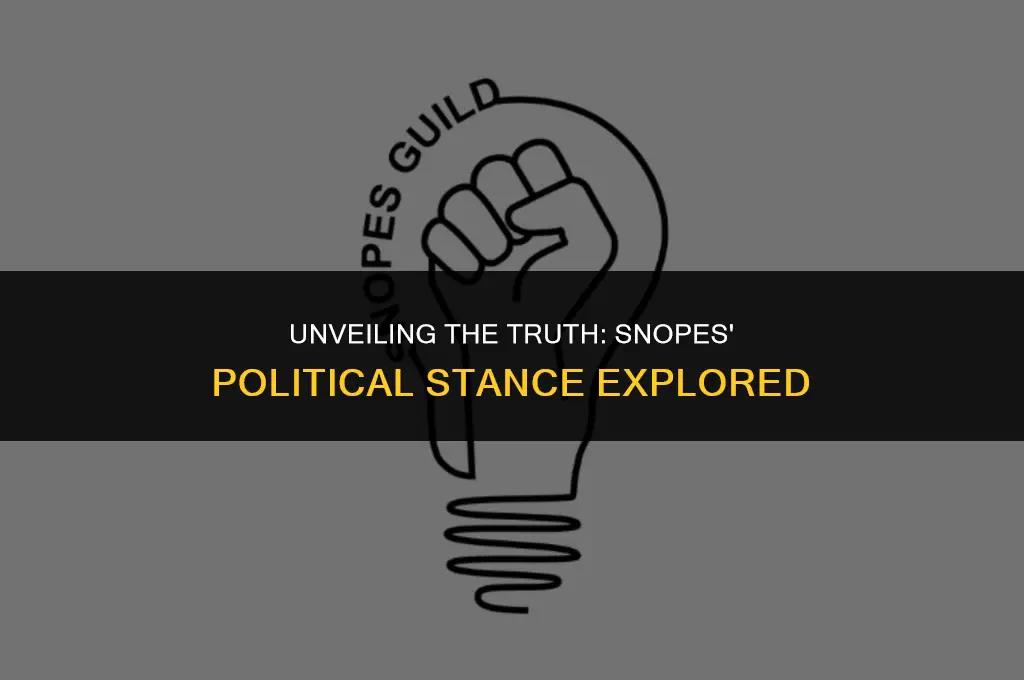 does snopes have a political affiliation