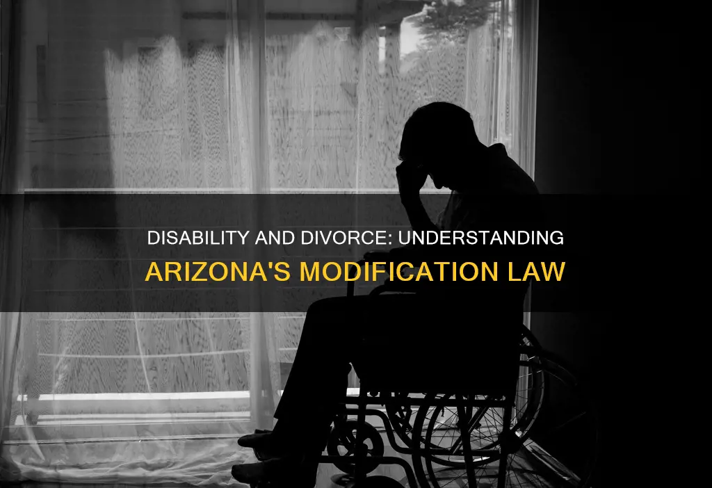 does spouse receiving disability constitute a modification with ars 25-327