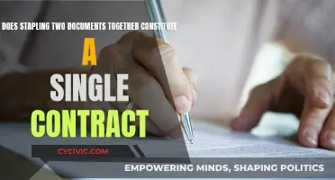 Stapling Documents: A Single Contract or Separate Agreements?