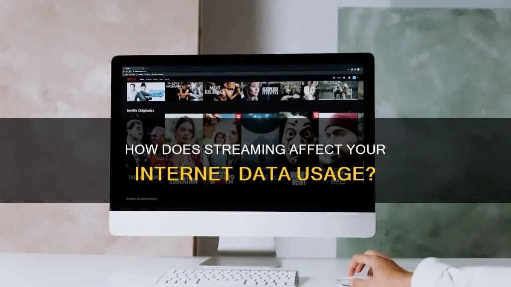 does steaming constitutes internet data usage on an internet bill
