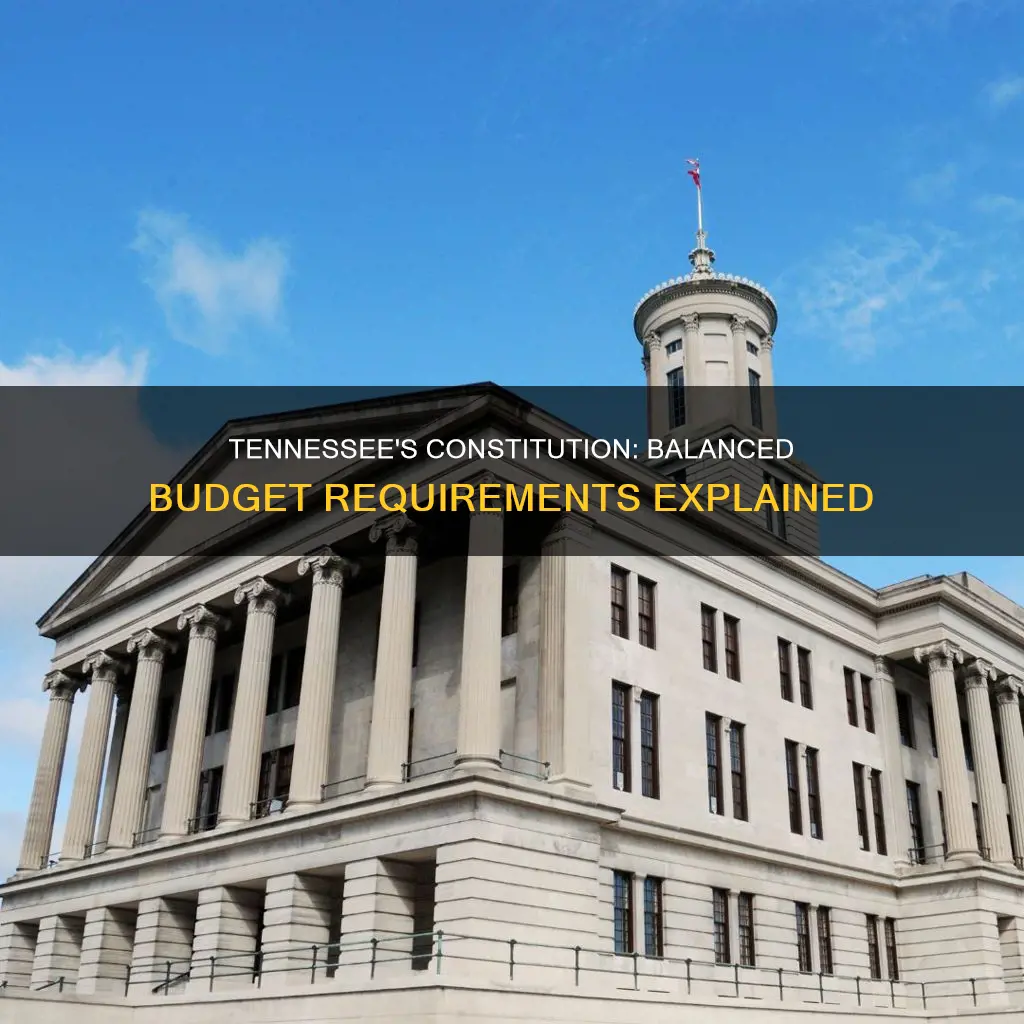 does tennessee staye constitution require a balanced budget
