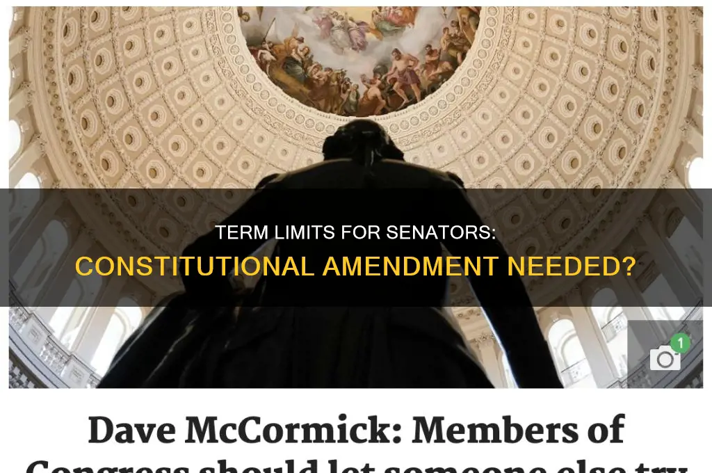 does term litits for the senate require a constitutional amendment