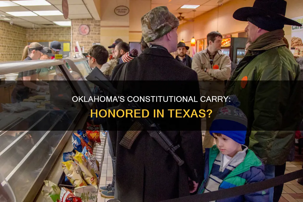 does texas honor oklahoma constitutional carry