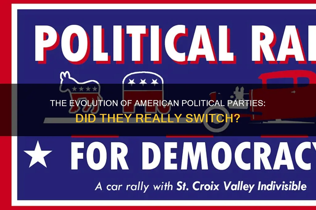 does the american political parties switch