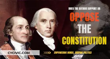 The Author's Stance: Constitution's Support or Opposition?