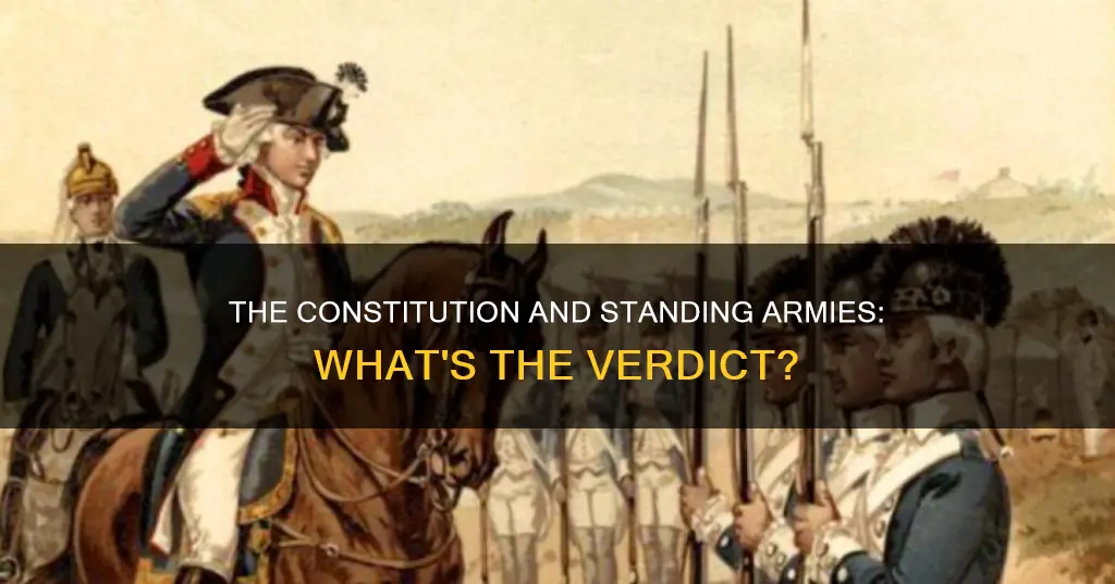 does the constitution allow for a standing army