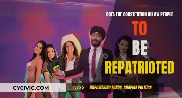 The Constitution: Can People Be Repatriated?