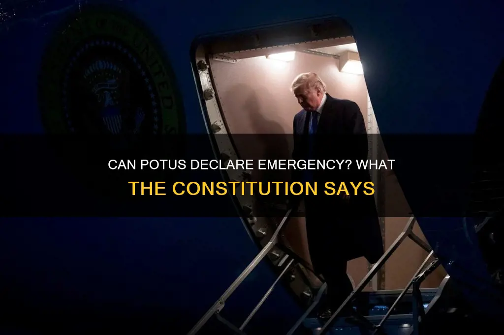 does the constitution allow potus to declare emergency