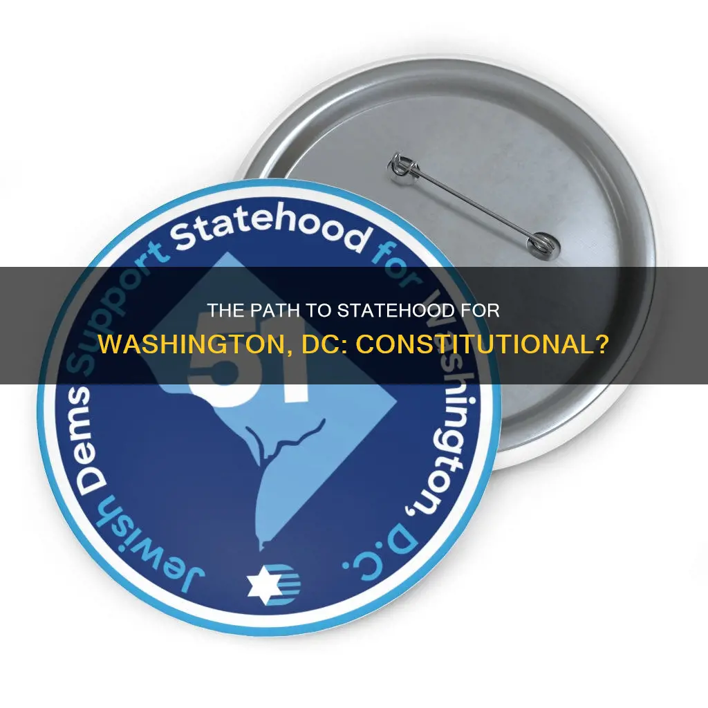 does the constitution allow statehood for washington dc