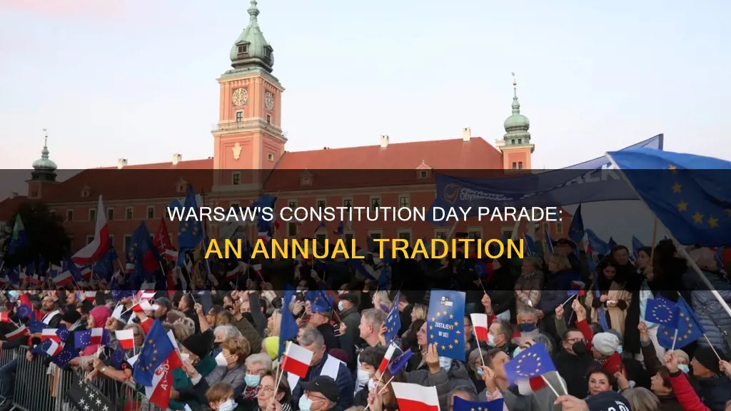does the constitution day parade always happen in warsaw poland