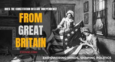 The Constitution: Independence from Great Britain?