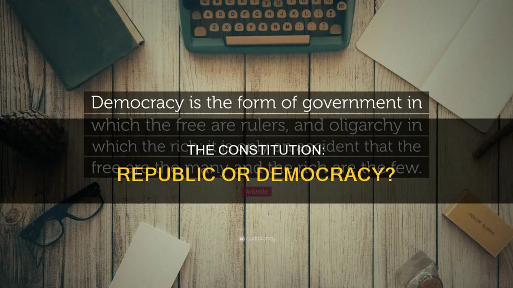 does the constitution dictate republic or democratic system