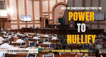 The Constitution: Can People Nullify Its Powers?
