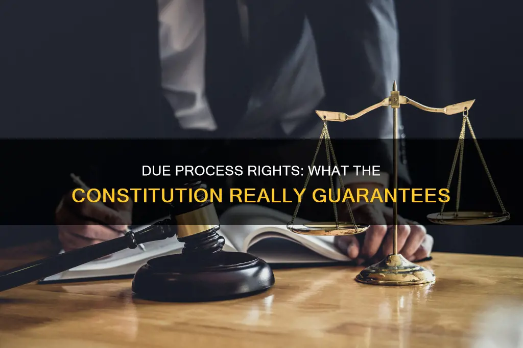 does the constitution guarantee any substantive due process