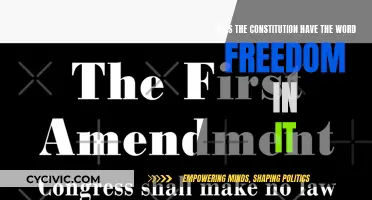 The Constitution: Where's the Word Freedom?