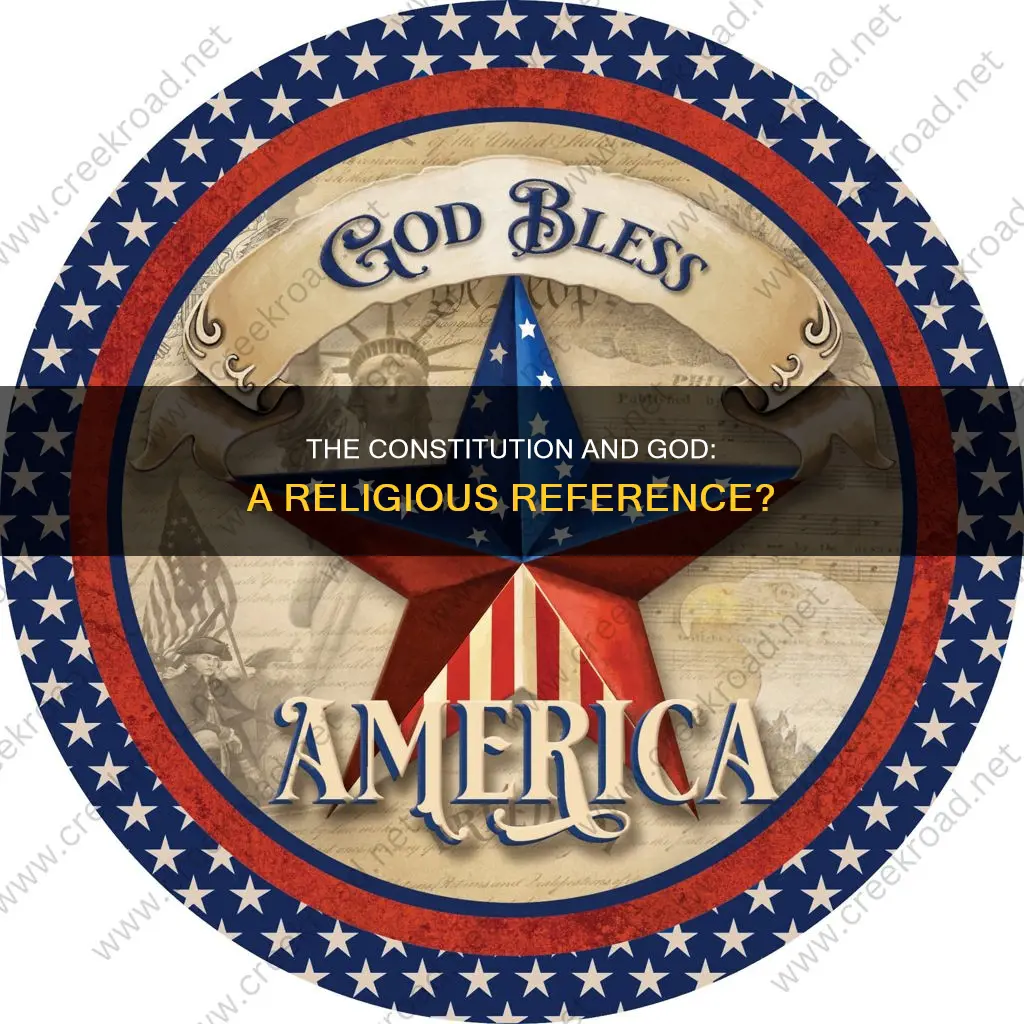 does the constitution have the word god in it