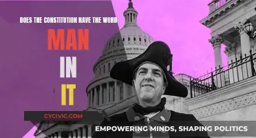 The Constitution's Use of the Word "Man