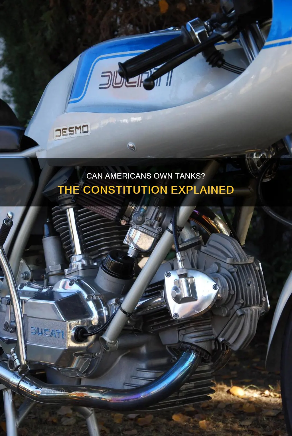 does the constitution prevent people from owning tanks redit