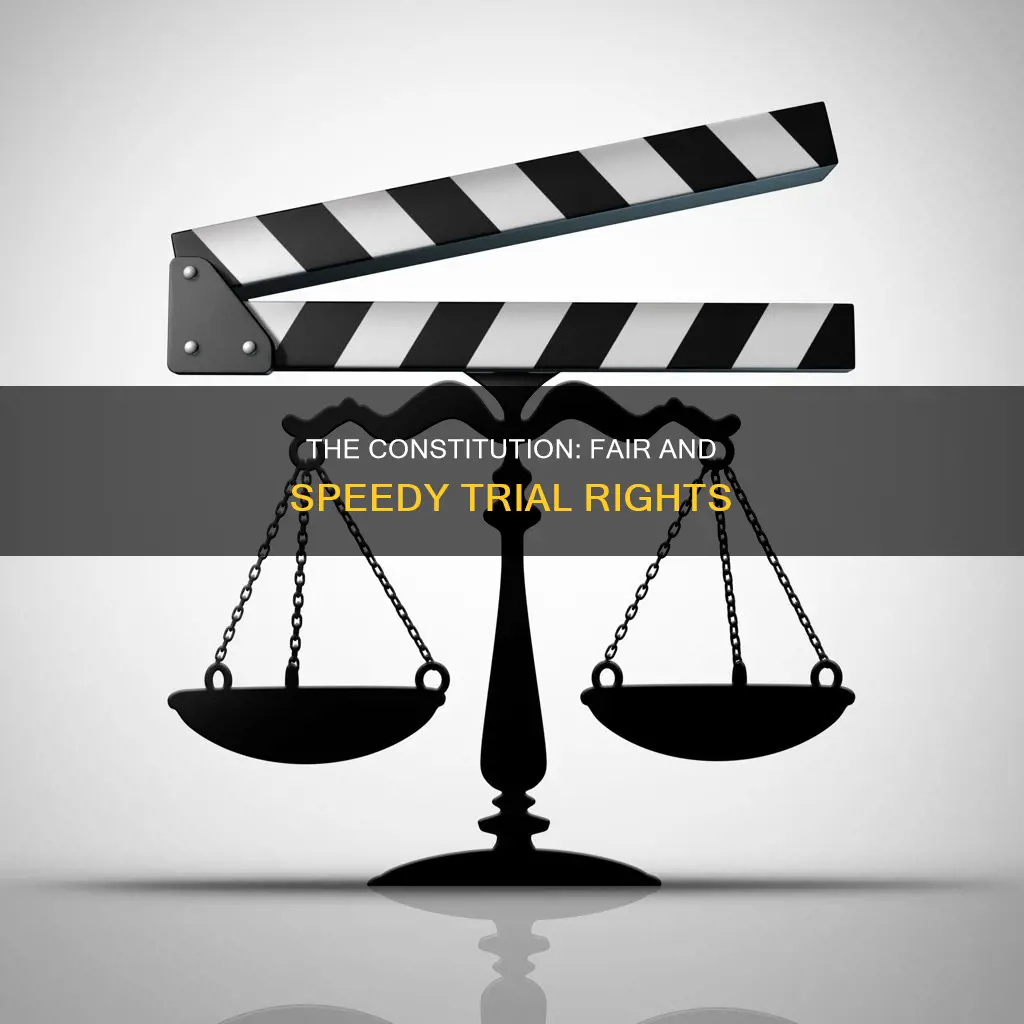 does the constitution promise a fair and speedy trial