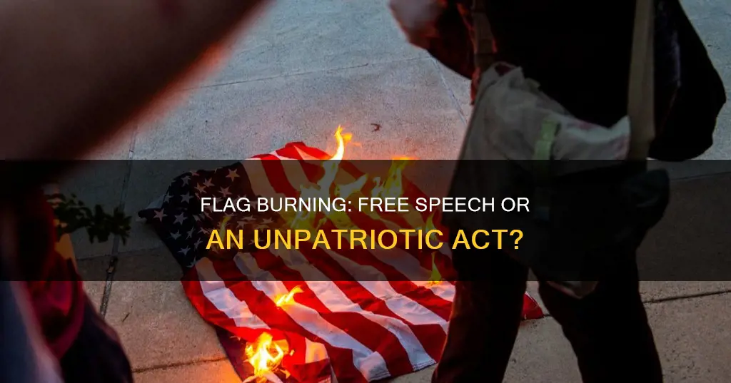 does the constitution protect burning the flag