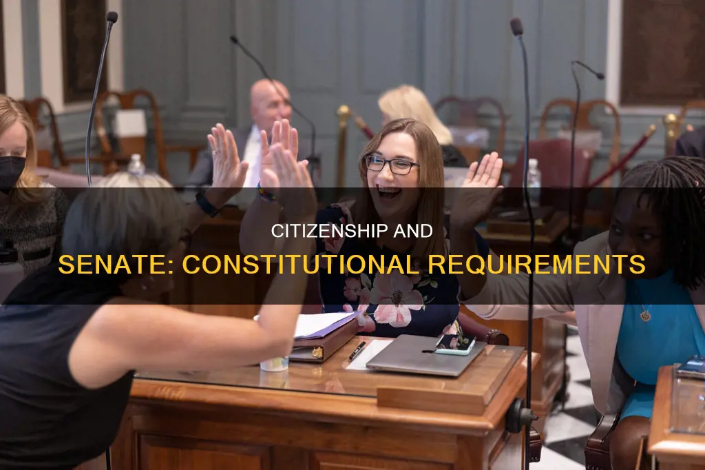 does the constitution require citizenship for senate office