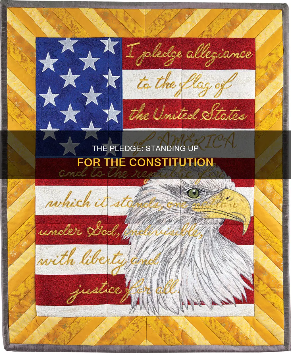 does the constitution requires americans to stand for the pledge