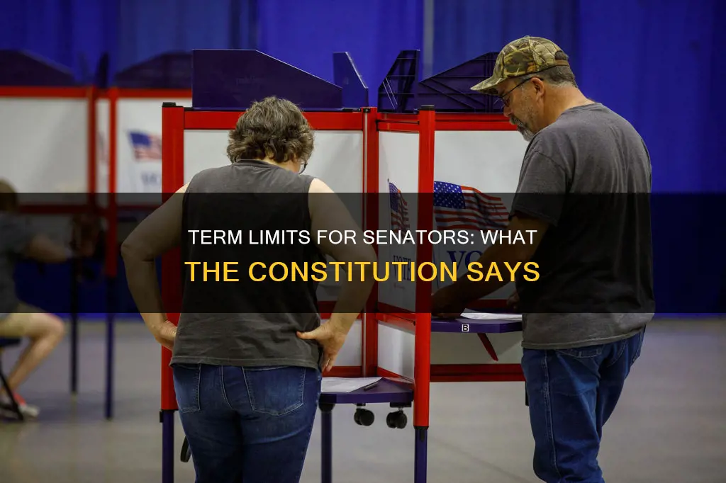 does the constitution set term limit for senators