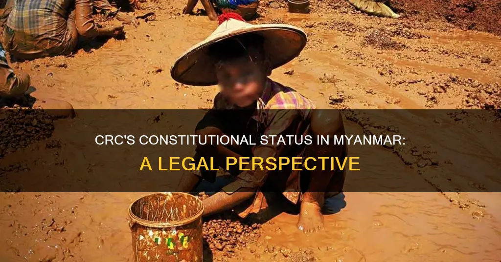does the crc have constitutional status in myanmar