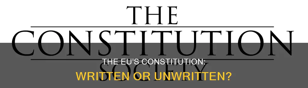 does the eu have a written constitution