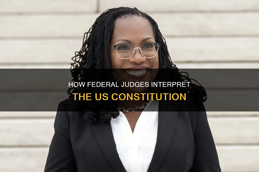 does the federal judges use the us constitution