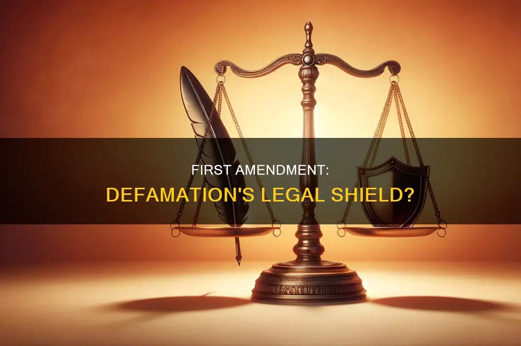 does the first amendment of the us constitution protect defamation