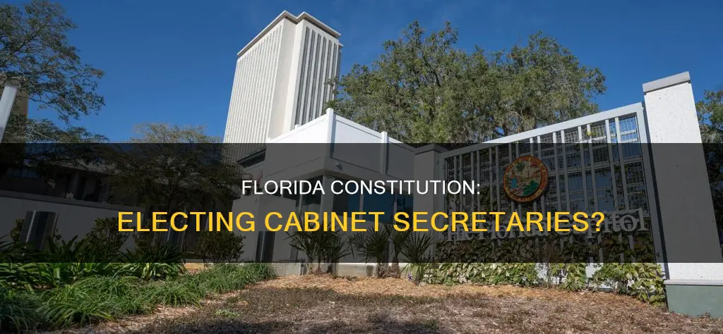 does the florida constitution require an election of cabinet secretaries