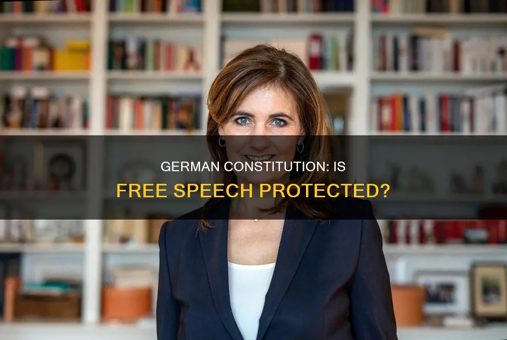 does the german constitution have freedom of speech