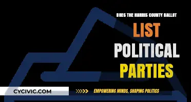 Harris County Ballot: Are Political Party Affiliations Listed for Voters?
