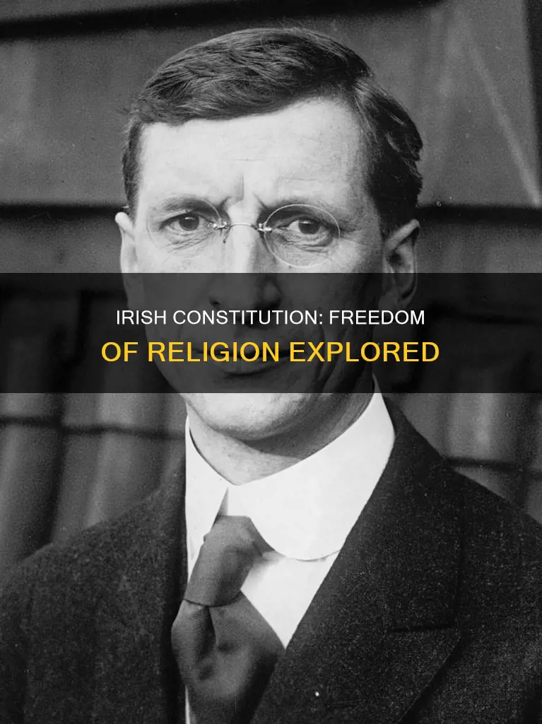 does the irish constitution provide for freedom of religion