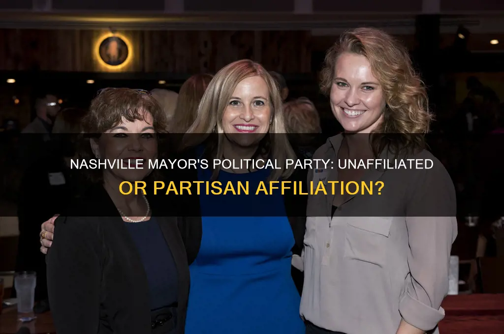 does the nashville mayor have a political party