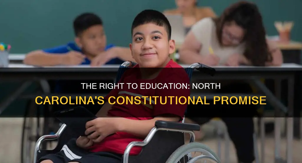 does the north carolina constitution guarantee a public education