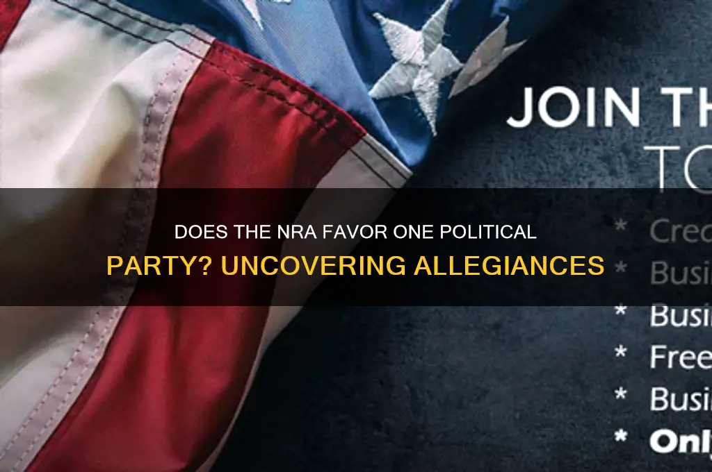 does the nra favor one political party