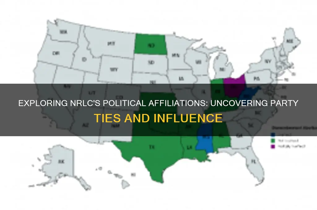 does the nrlc have political party ties