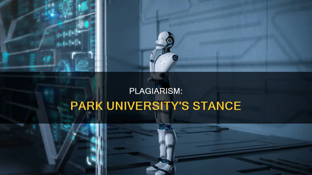 does the paragraph above constitute plagiarism according to park university